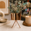 Port Maceta Pedestal S color Cobre 0630-43