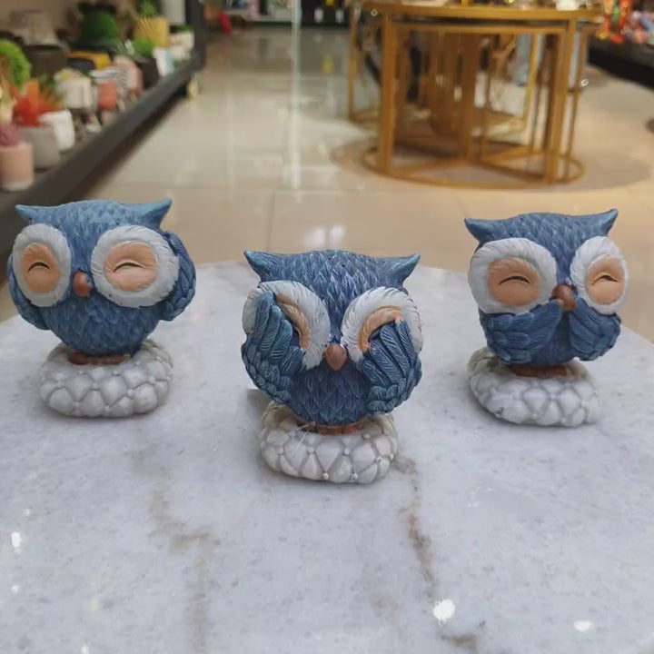 Set de Búhos Sabios Mini