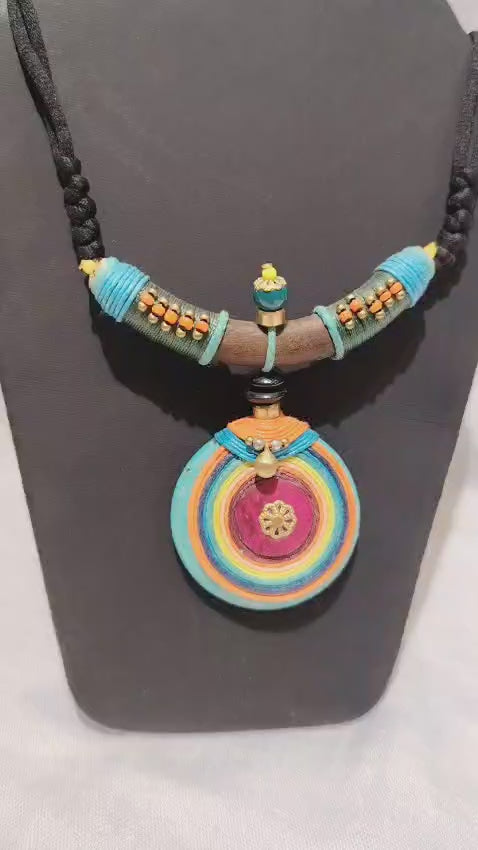 Collar.. Kala color turquesa