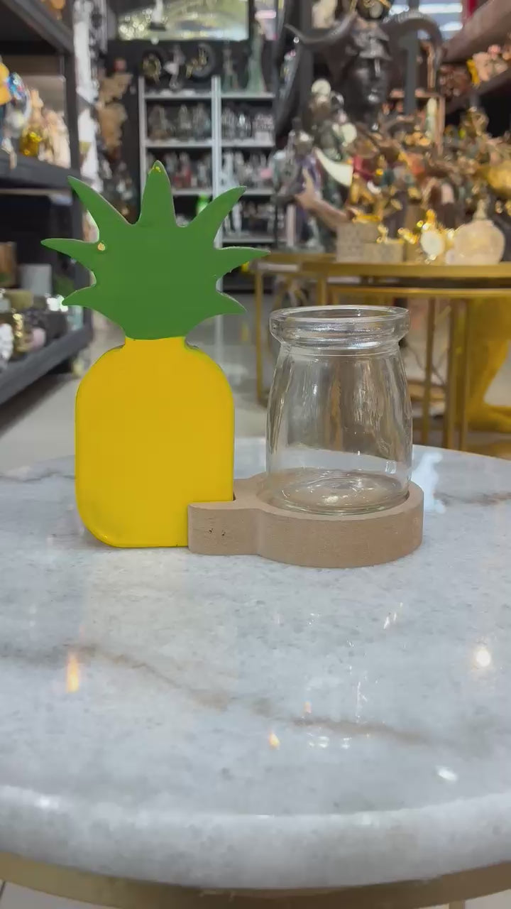 Portavela piña