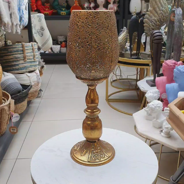 Candelabro Largo Calado S