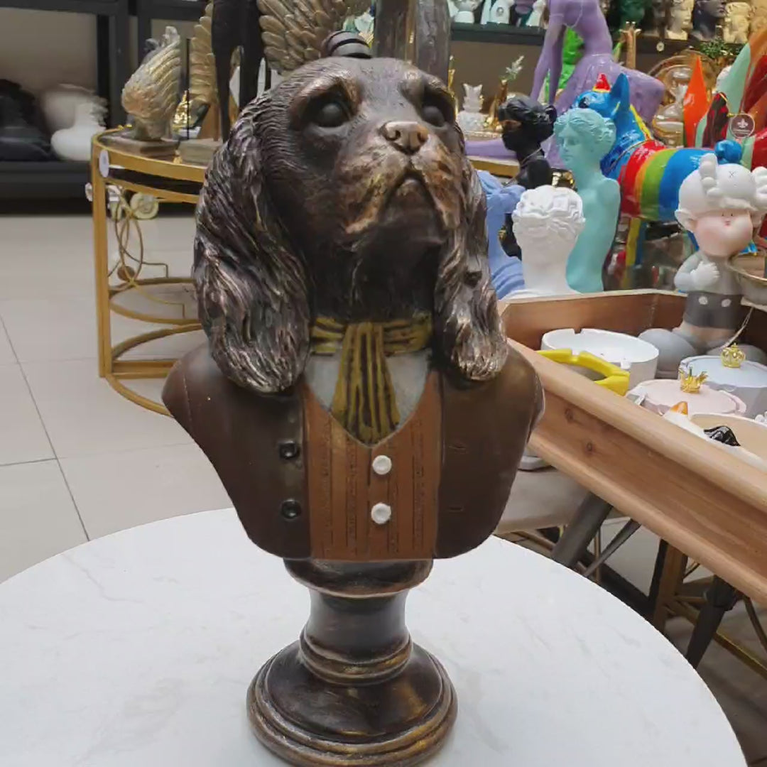 Busto Perro Cavalier