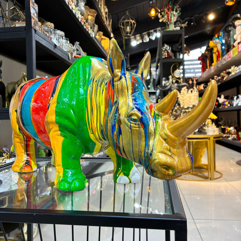 Rinoceronte Multicolor CASONA DECO animales