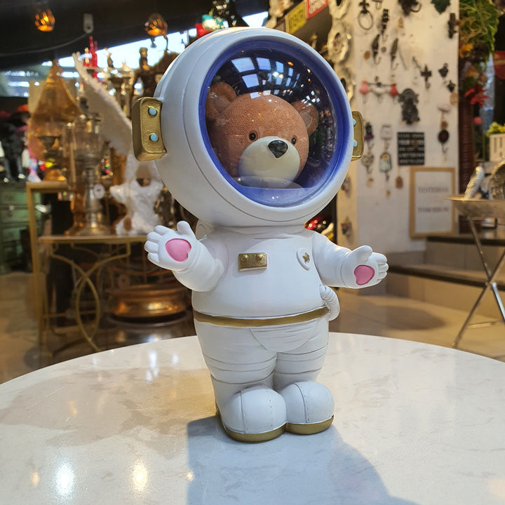 Oso Astronauta con Luz Color Blanco 1603-1B