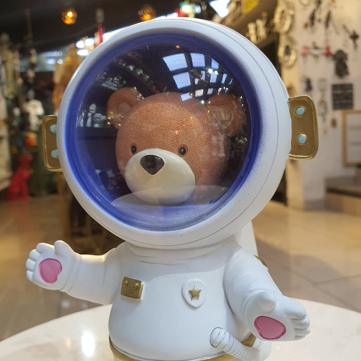 Oso Astronauta con Luz Color Blanco 1603-1B