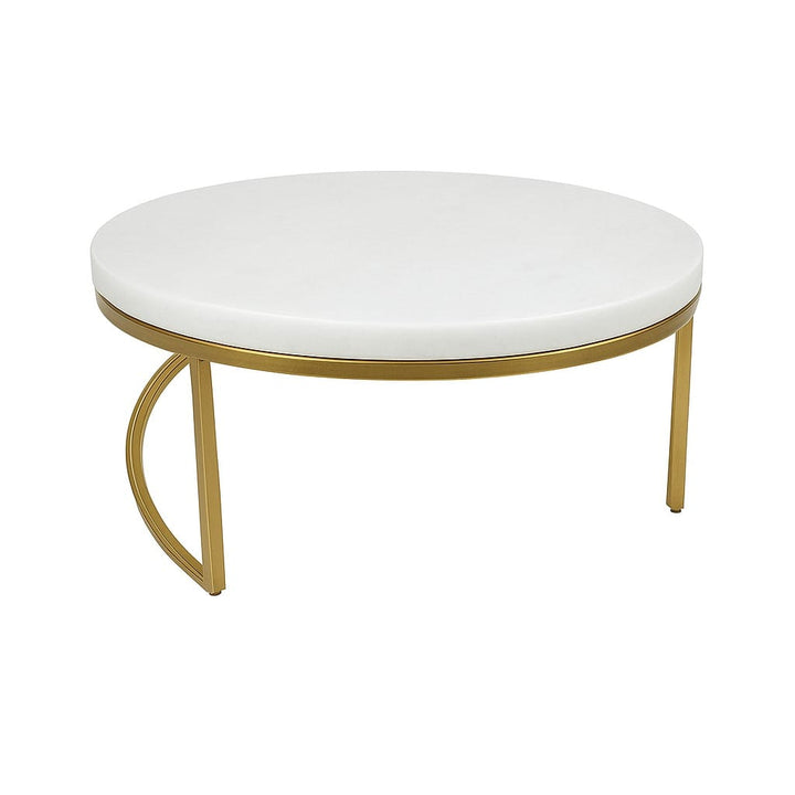 Soporte de exhibición circular mármol y dorado M CASONA DECO decoracion