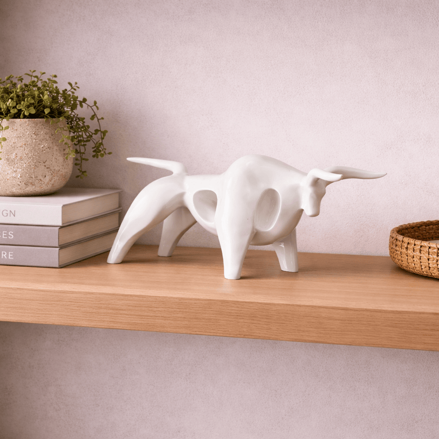 Toro Blanco CASONA DECO animales