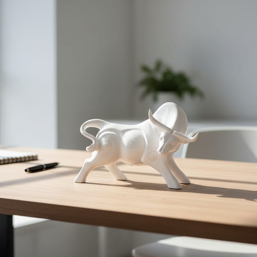 Toro Blanco CASONA DECO animales