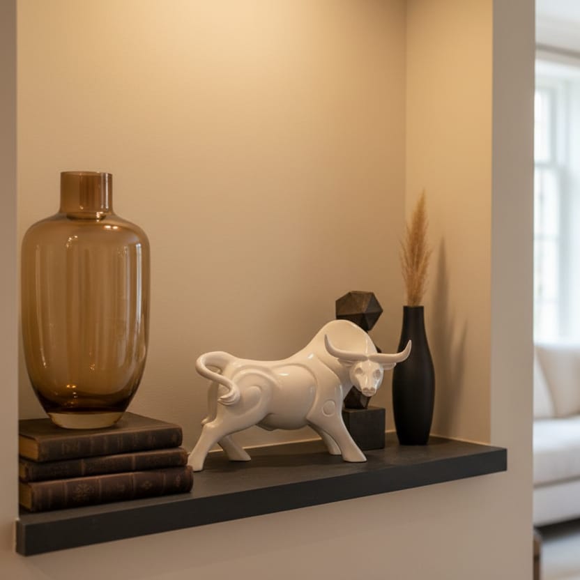 Toro Blanco CASONA DECO animales