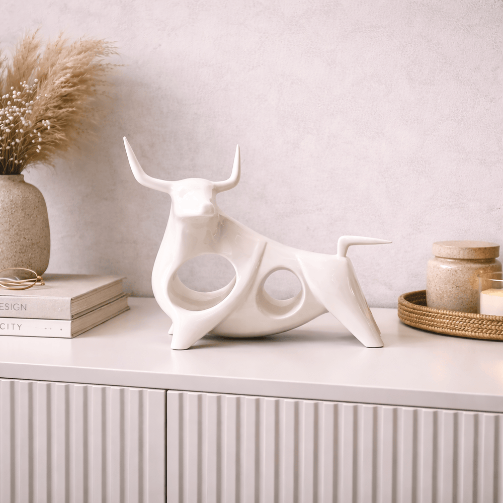 Toro Blanco CASONA DECO animales