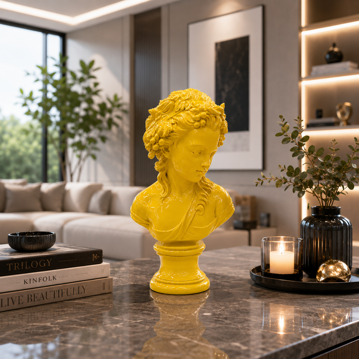Busto Clásico Ariadna Amarillo
