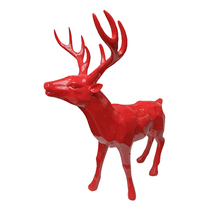 Venado  color Rojo CASONA DECO animales