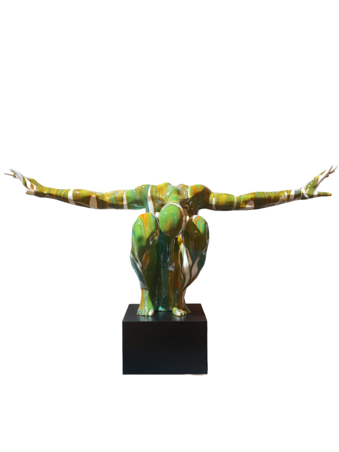 Escultura Verde Colores Xxl G438Ls