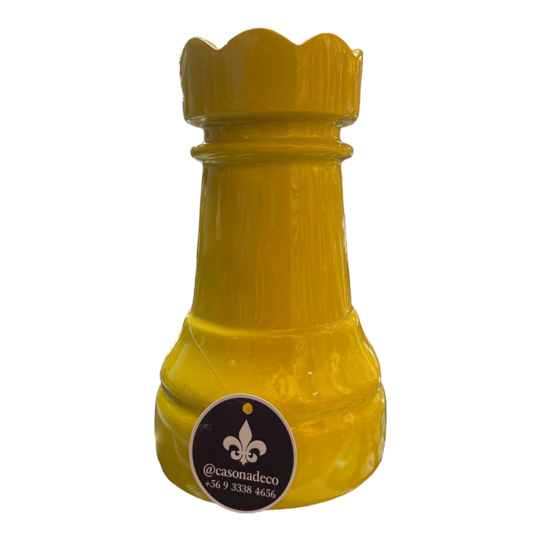 Ajedrez torre mini amarillo G650-E