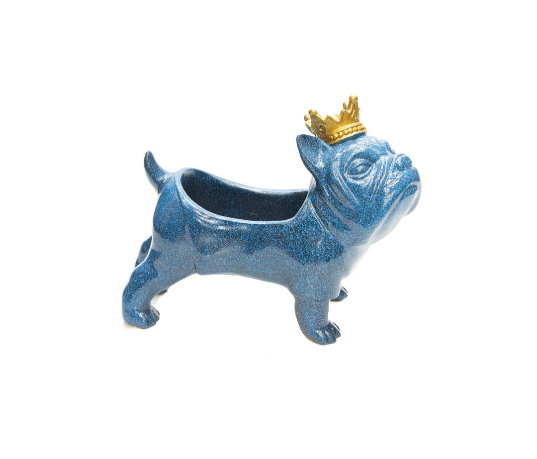 Perro maceta Azul 9393-82