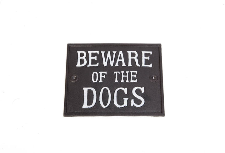 Cuadro de hierro Beware Of The Dogs