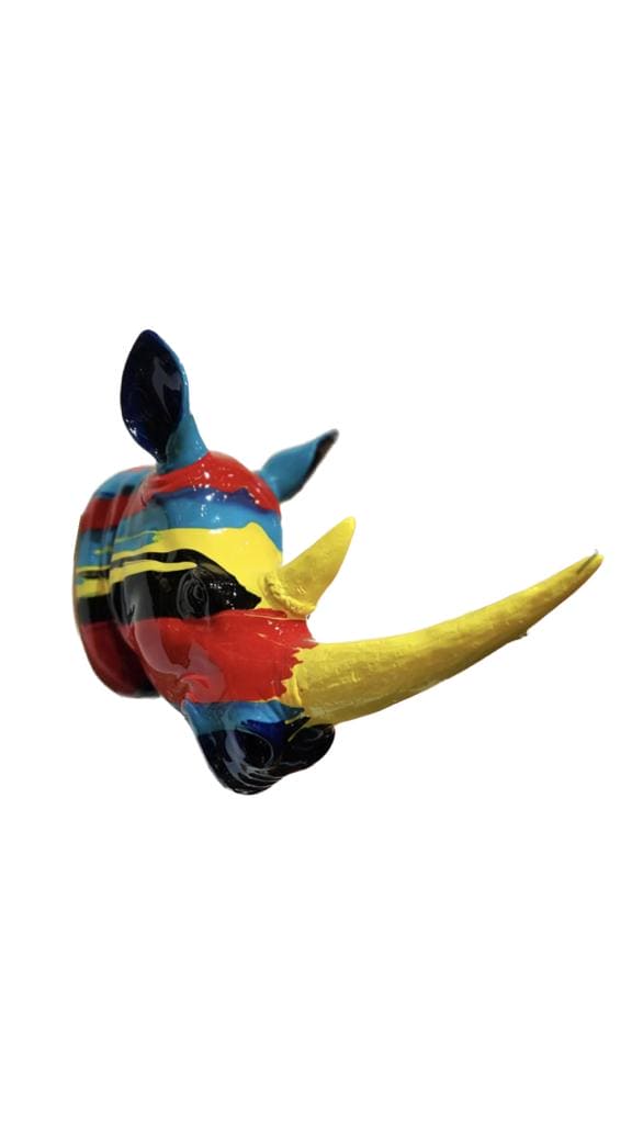 Cabeza Rinoceronte Colores G264Ls