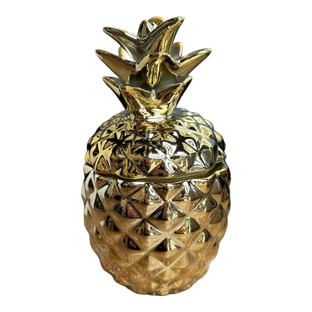 Piña Contenedor Dorada M