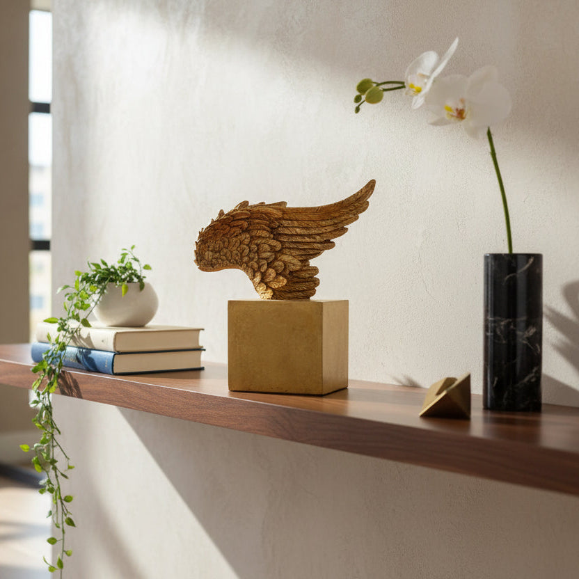 Ala con base dorado CASONA DECO Alas