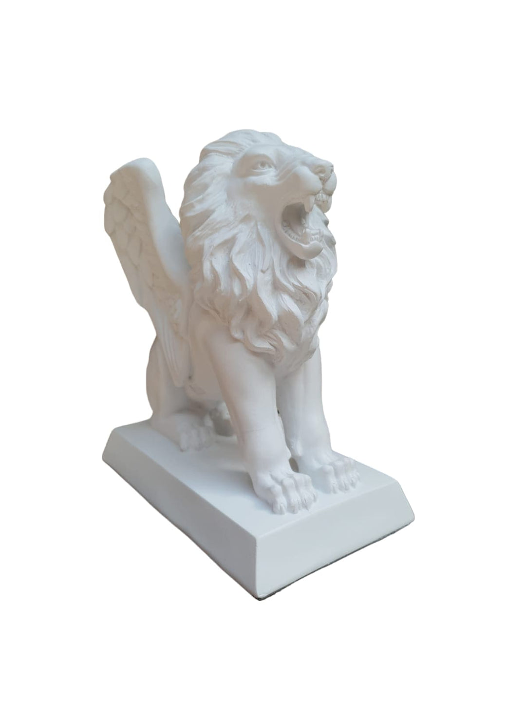 Leon con Alas Blanco CASONA DECO animales