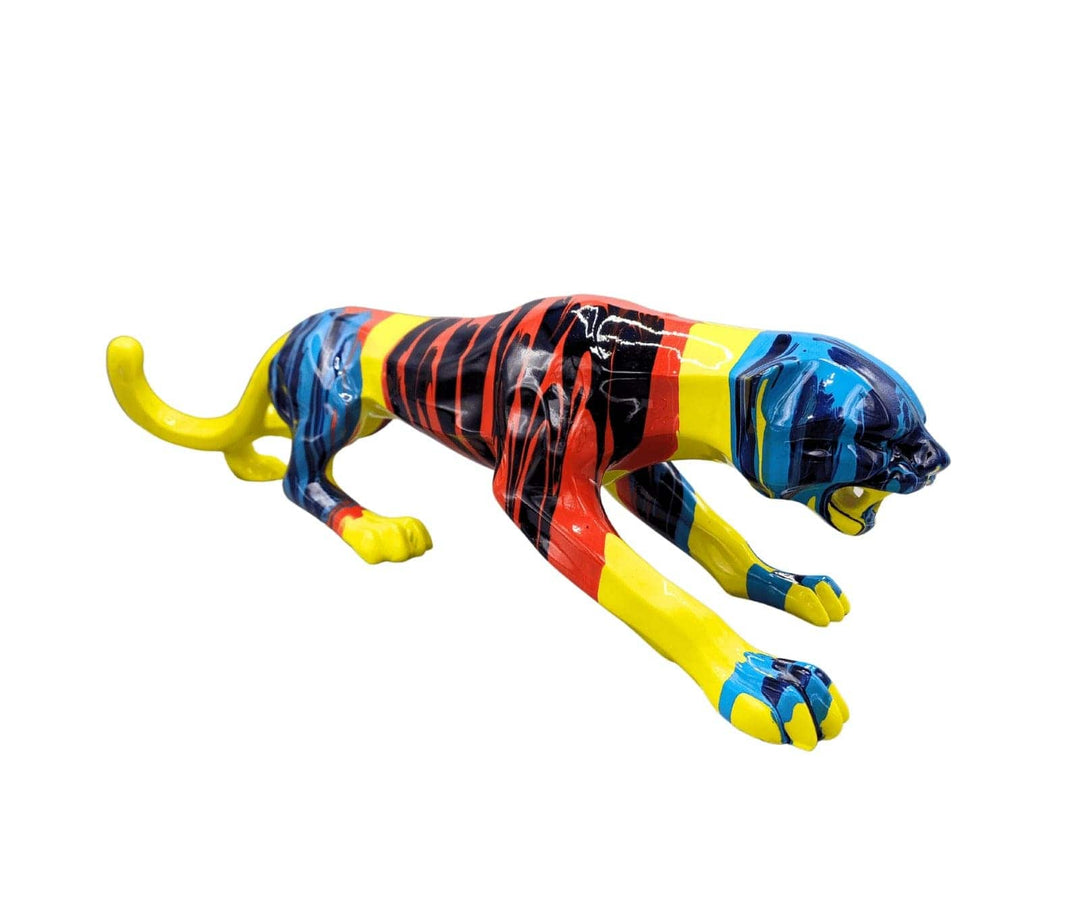 Leopardo decorativo Multicolor L CASONA DECO animales