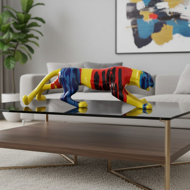 Leopardo decorativo Multicolor M CASONA DECO animales