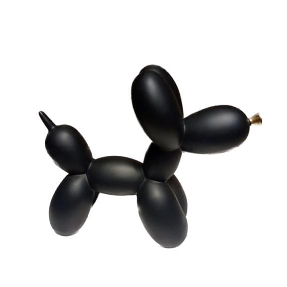 Perro Globo Nudo Dorado Negro CASONA DECO animales
