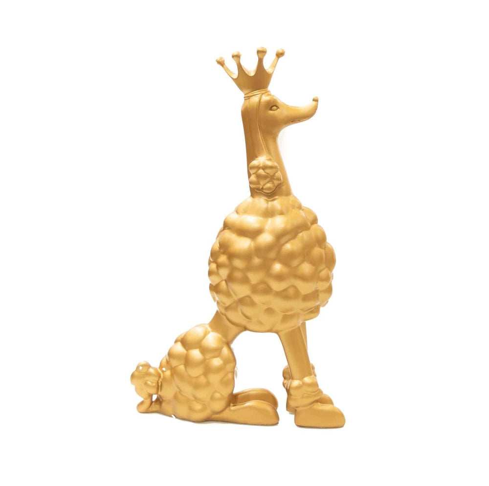 Perro Poodle Dorado CASONA DECO animales