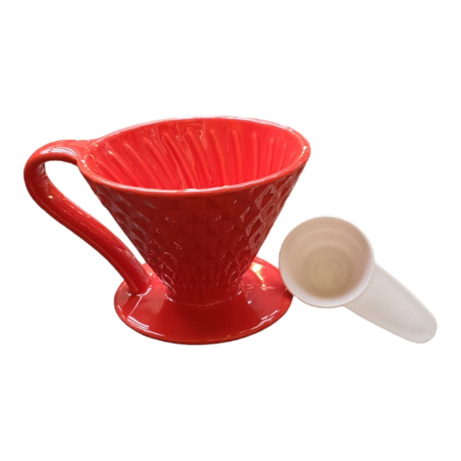 Cafetera Dripper V60 Rojo 16350-19 CASONA DECO