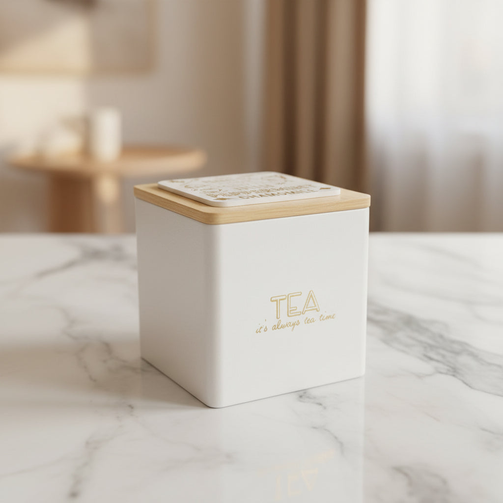 Caja Tea Blanco CASONA DECO cocina