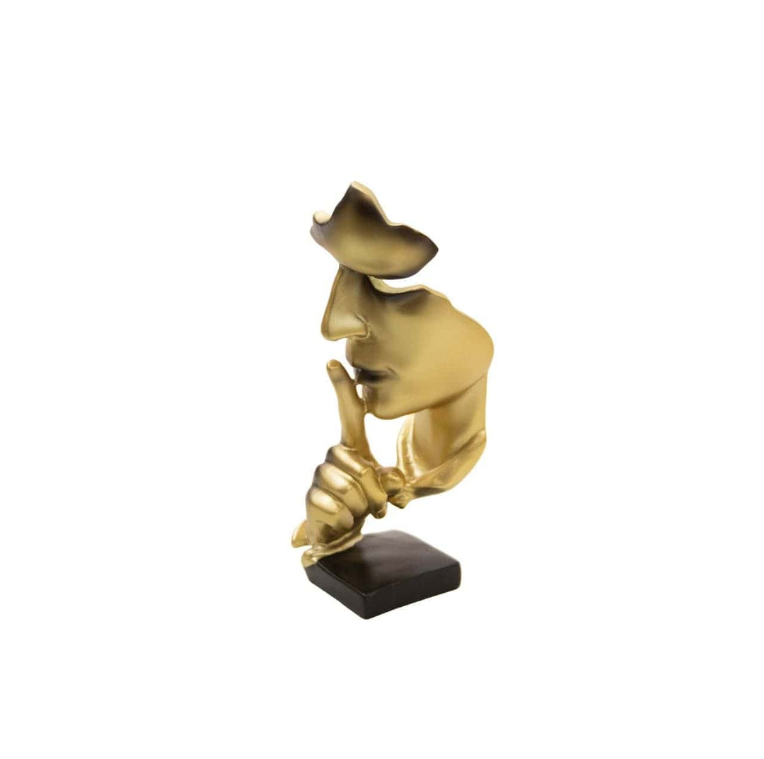 Careta Silencio Dorado CASONA DECO decoracion