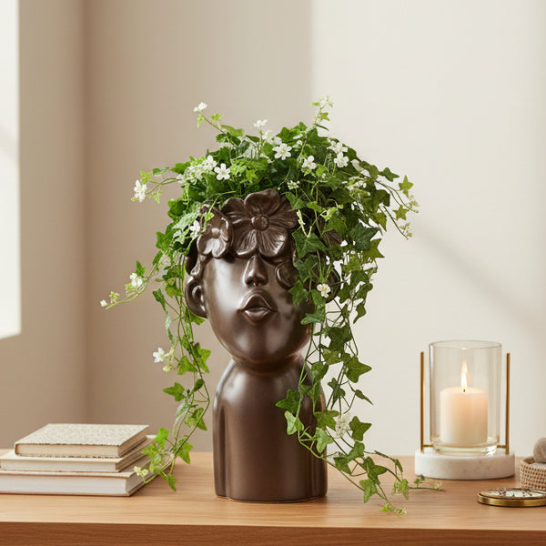 Florero Flores Beso Negro OUTLET
