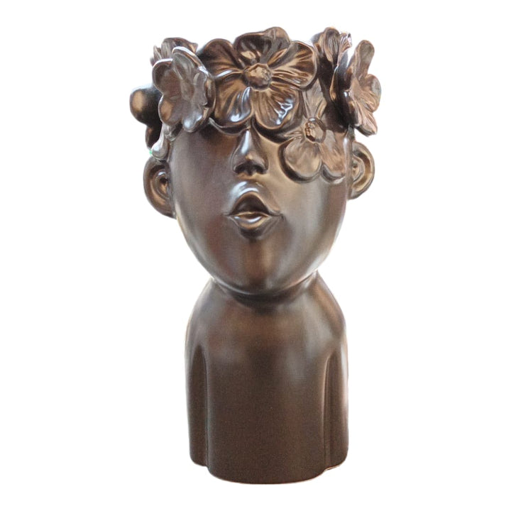 Florero Flores Beso Negro OUTLET CASONA DECO decoracion