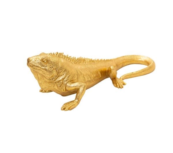 Iguana Dorado CASONA DECO decoracion