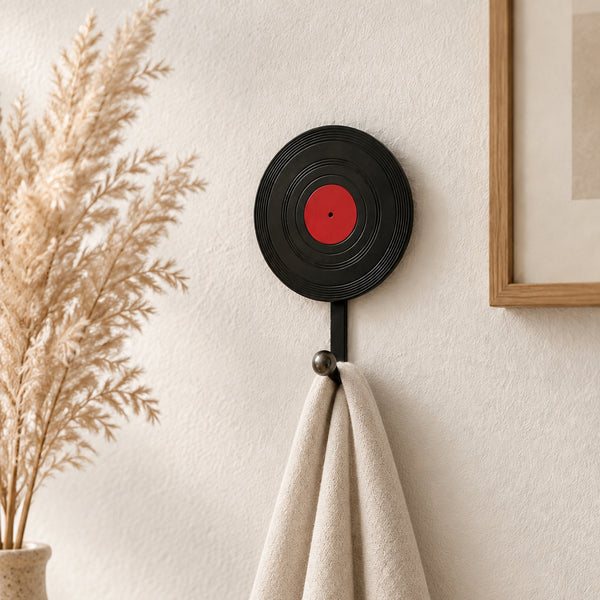 Percha Disco Negro