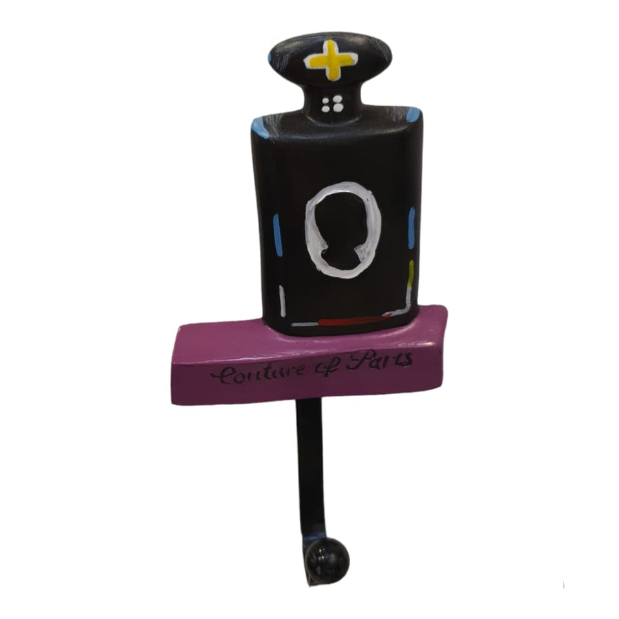 Percha Perfume Paris Negro CASONA DECO decoracion