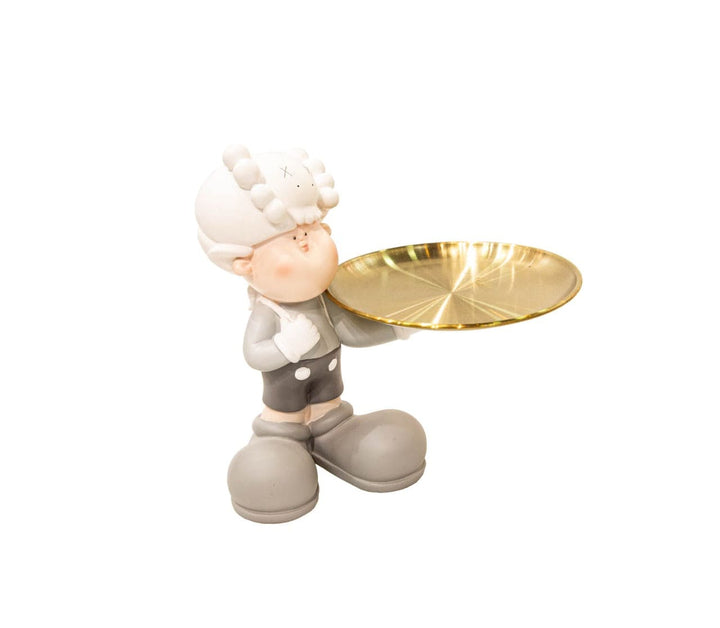 Personaje Bandeja My25B Gris CASONA DECO decoracion