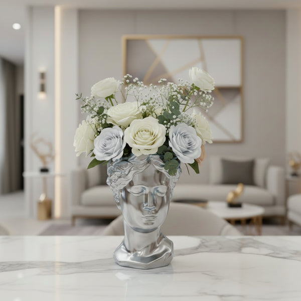 Florero Mujer Plata 0630-339