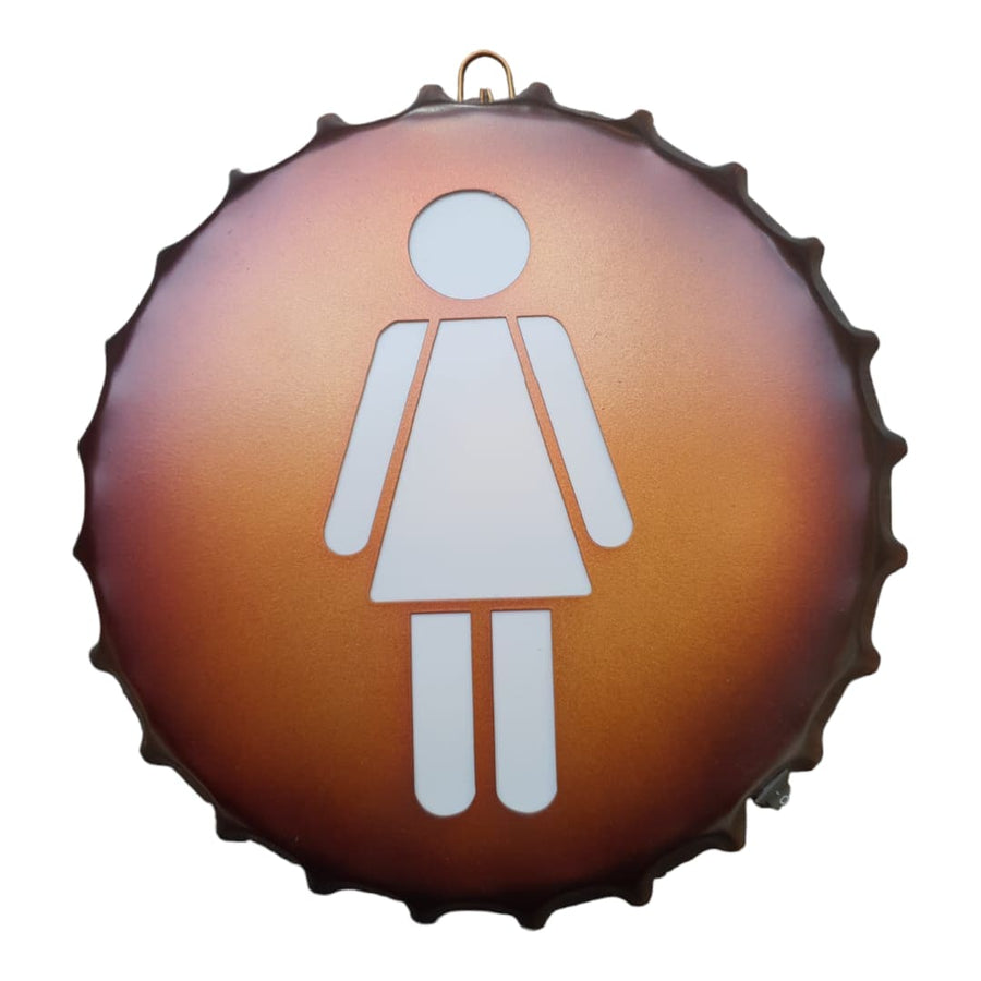 Placa Tapa Mujer CASONA DECO