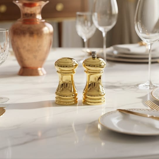 Salero y Pimentero Dorado CASONA DECO