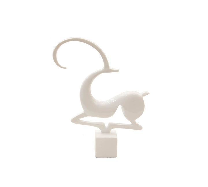 Ciervo Abstracto Blanco CASONA DECO animales