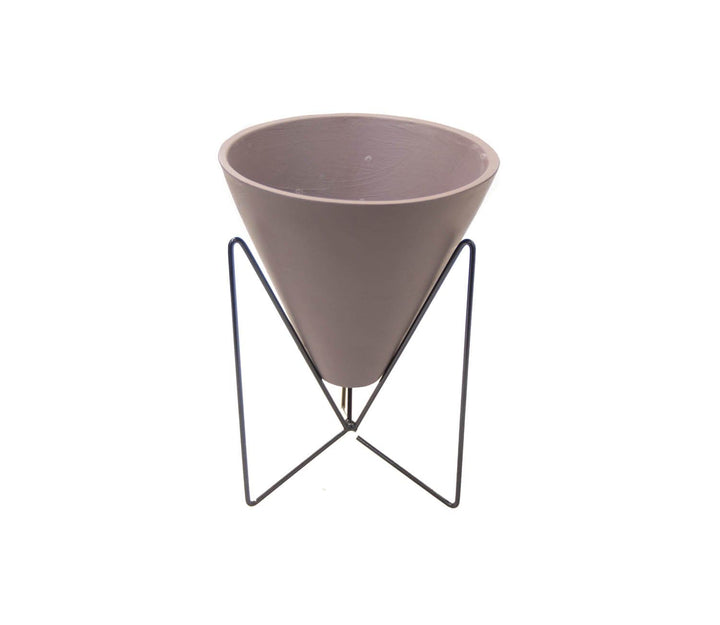 Maceta Cono Mini color morado CASONA DECO decoracion