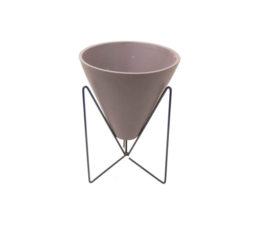 Maceta Cono Mini color morado CASONA DECO decoracion