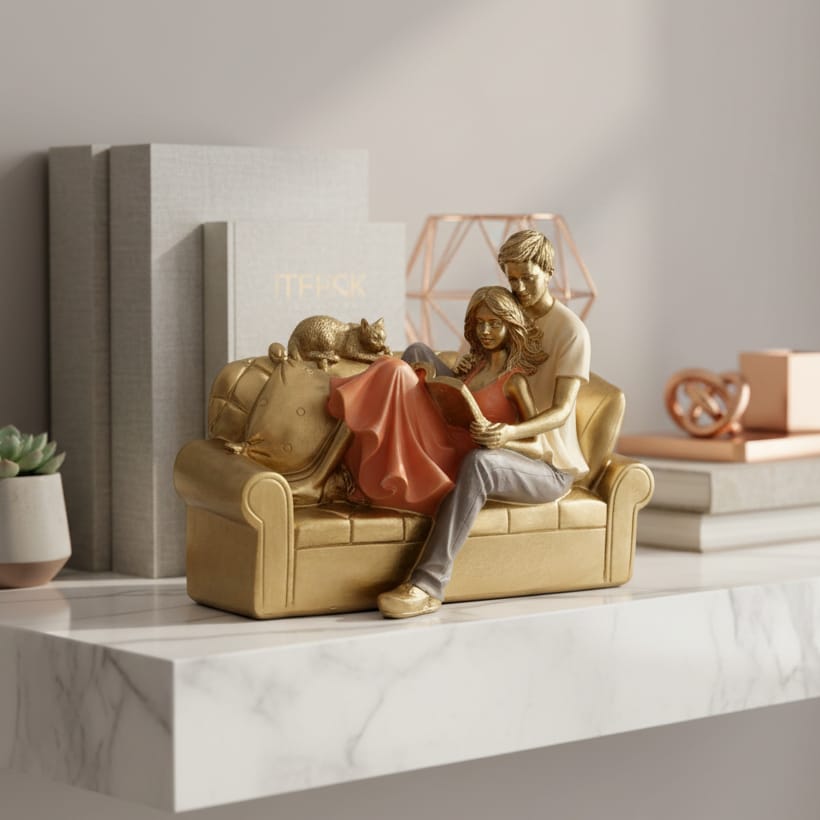 Pareja en Sillón CASONA DECO decoracion