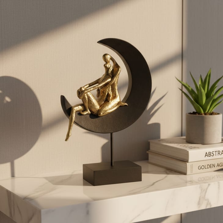 Pareja Luna Xl-80059 CASONA DECO