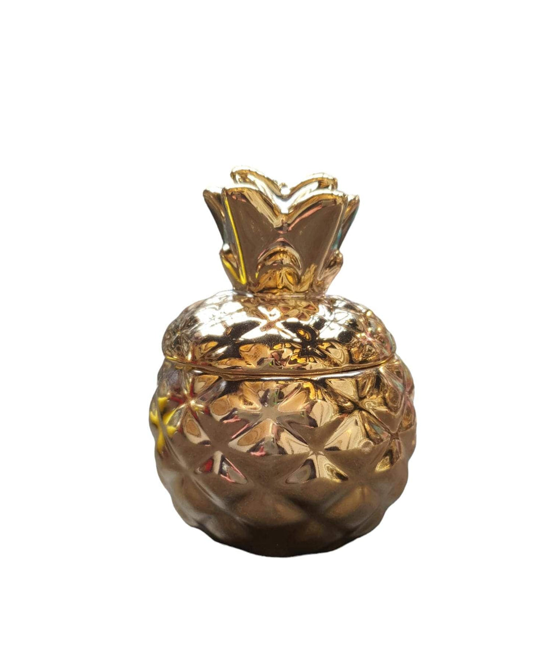 Piña Contenedor Dorada S CASONA DECO decoracion