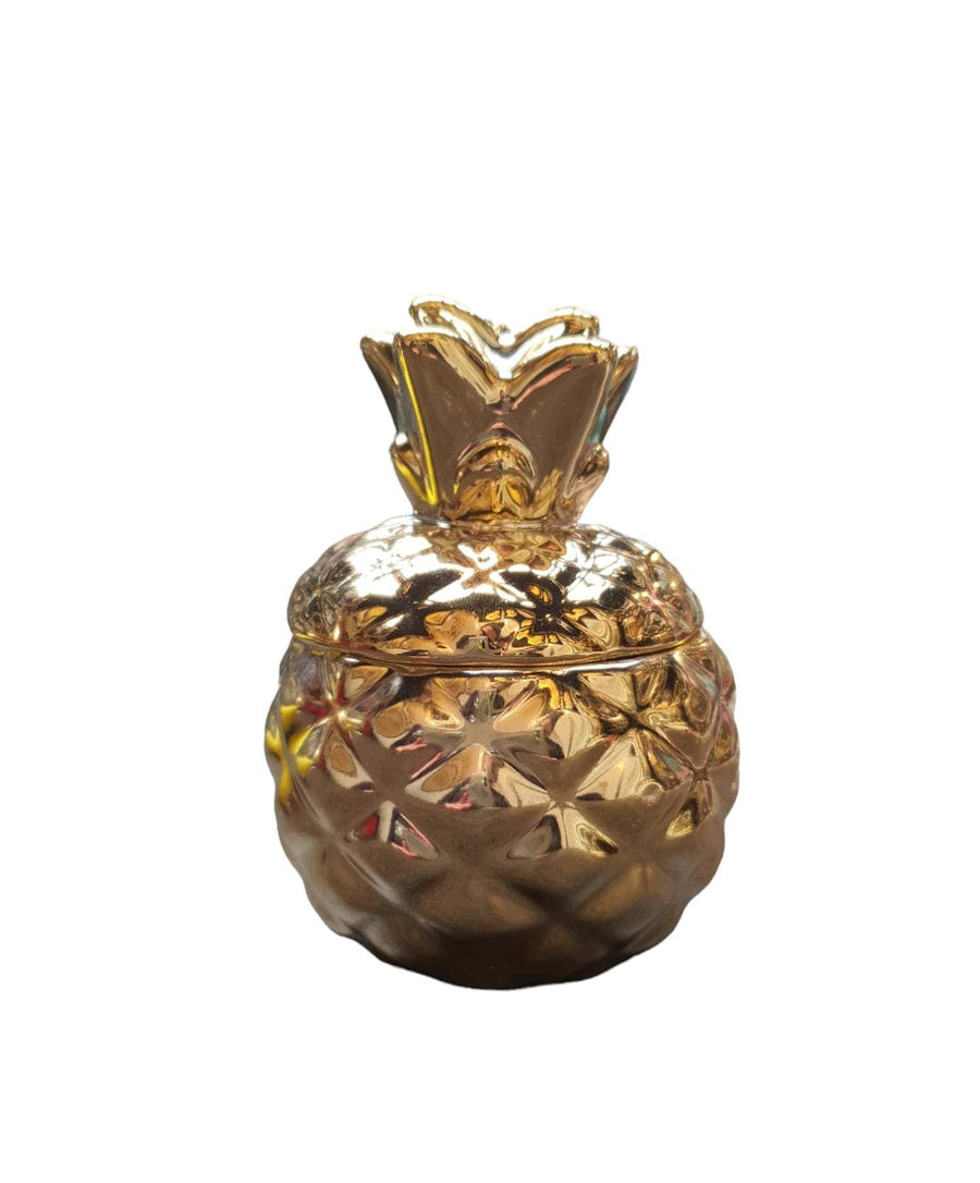Piña Contenedor Dorada S CASONA DECO decoracion