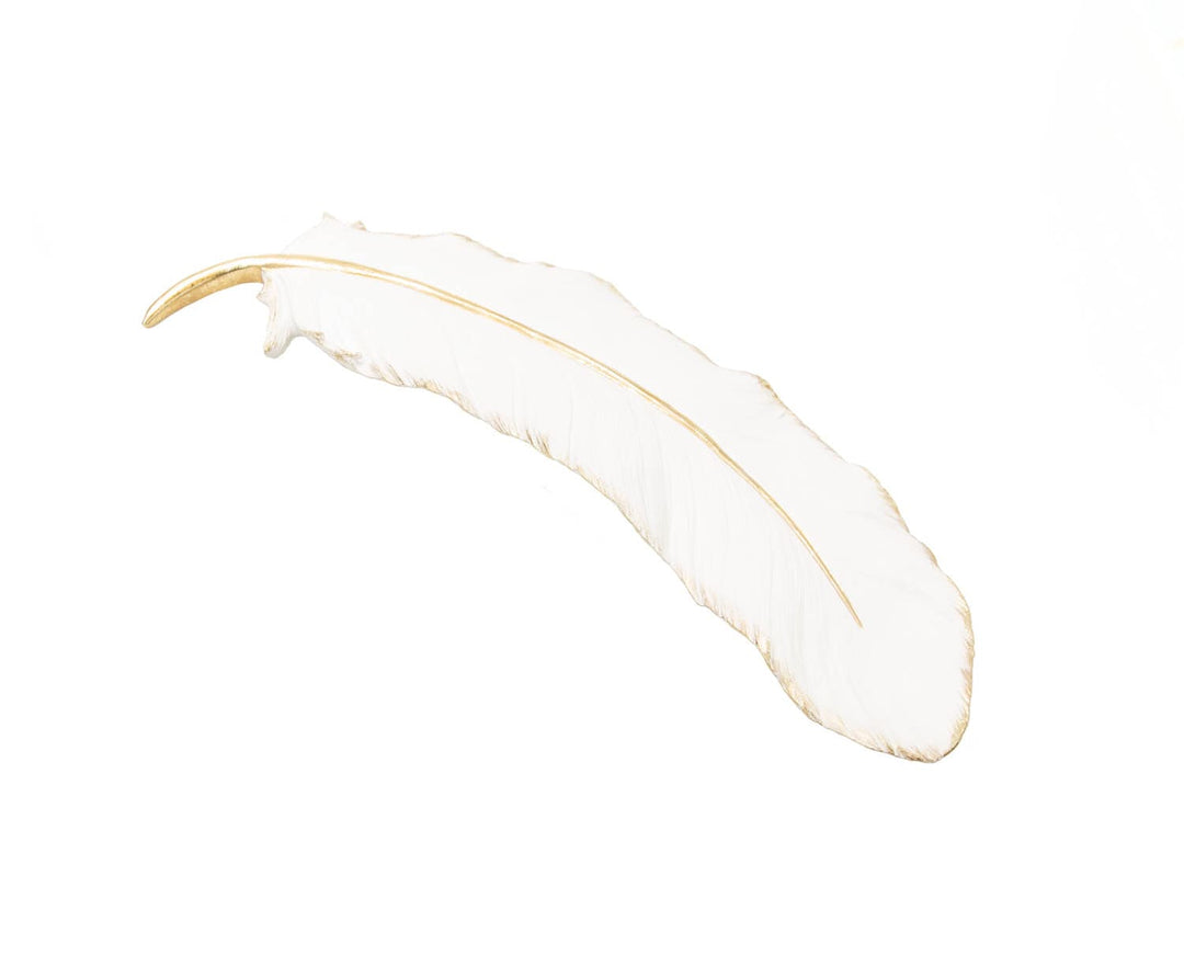 Pluma Blanca Plana 18006 CASONA DECO