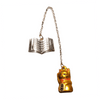 Separador Hoja Maneki Dorado